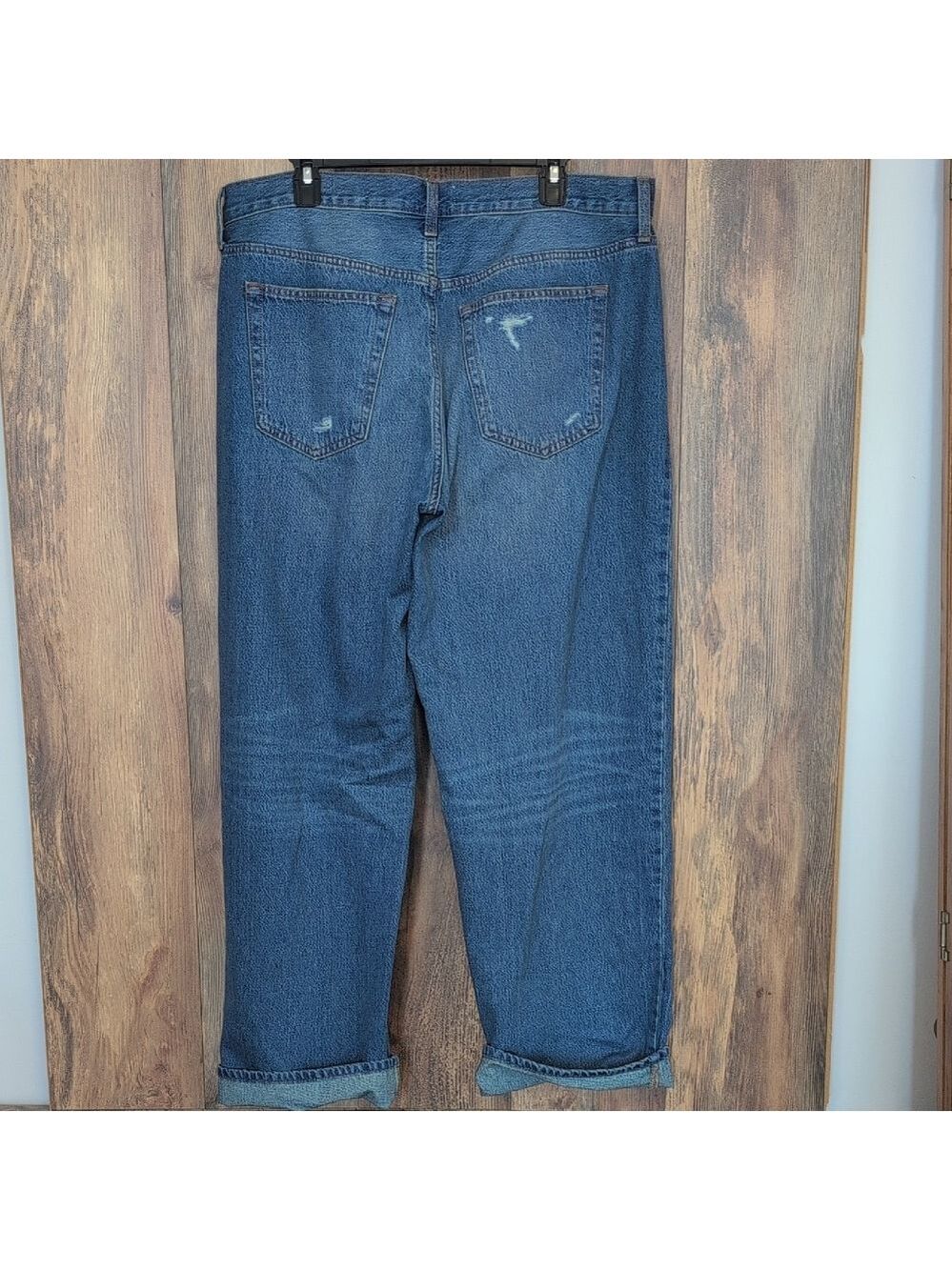 Universal Thread Mid Rise 90s Baggy Distressed Jeans 14 V287 - Picture 2 of 11
